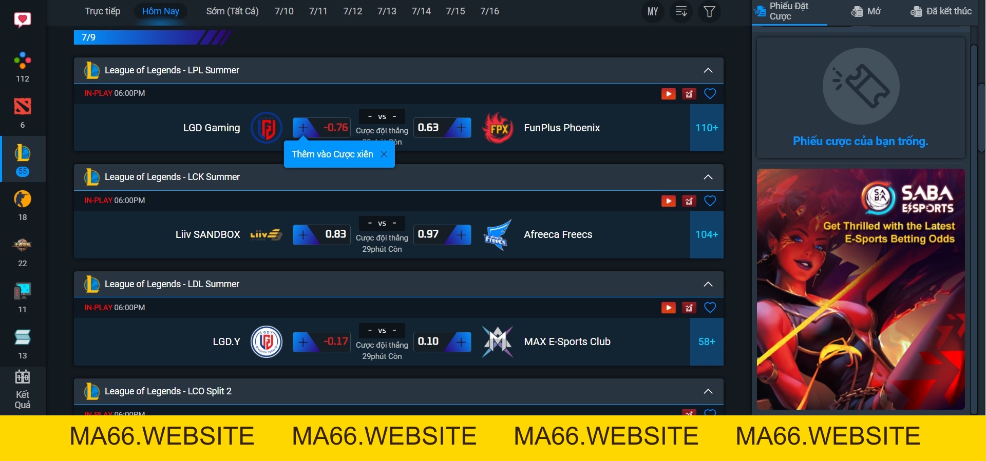 E-sports Oxbet gồm những môn nào? Cược ra sao? - Ma66