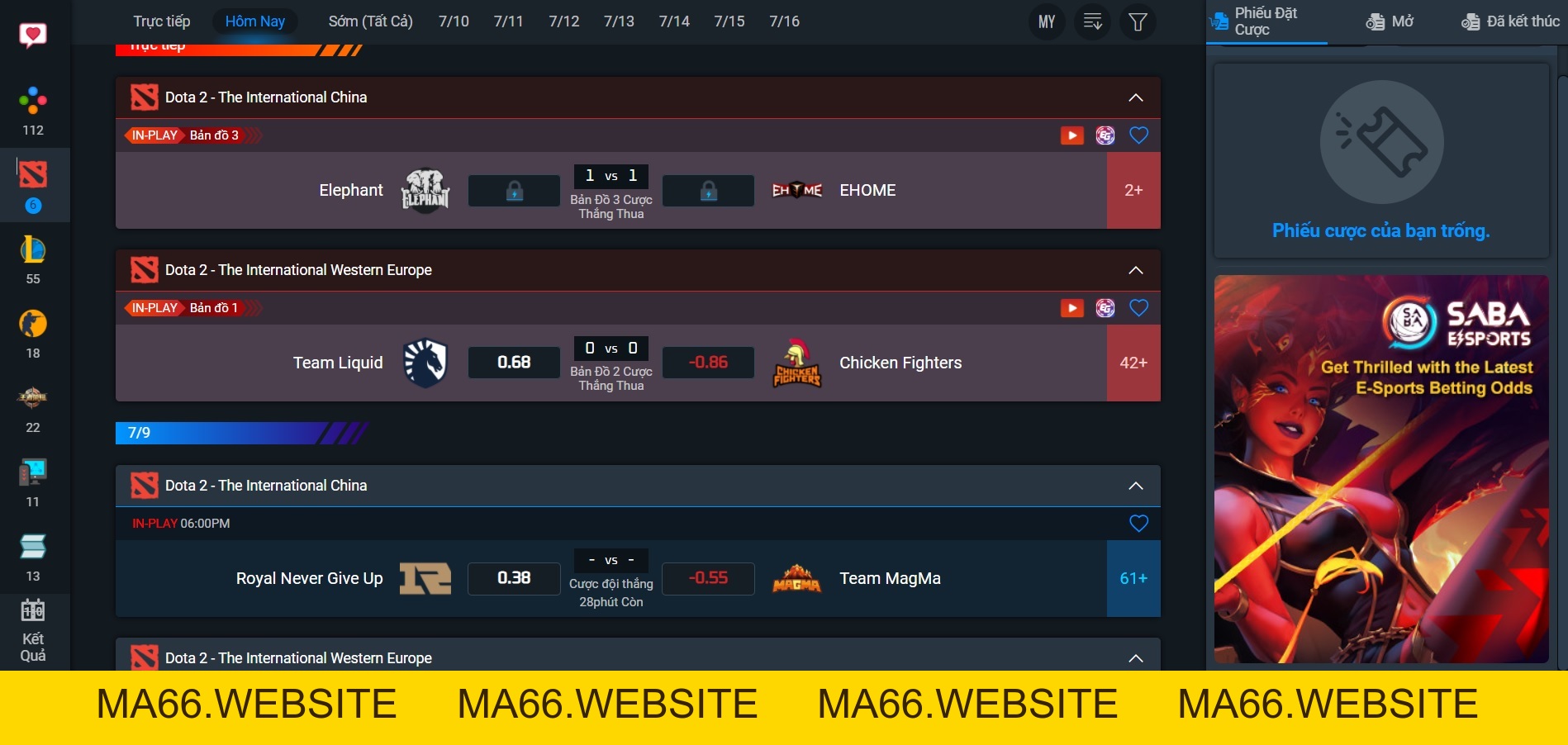 E-sports Oxbet gồm những môn nào? Cược ra sao? - Ma66