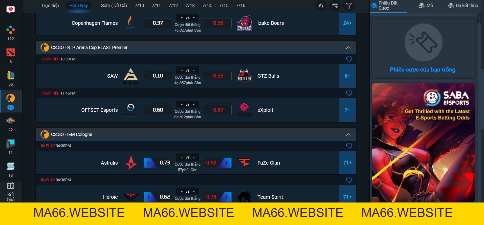 E-sports Oxbet gồm những môn nào? Cược ra sao? - Ma66