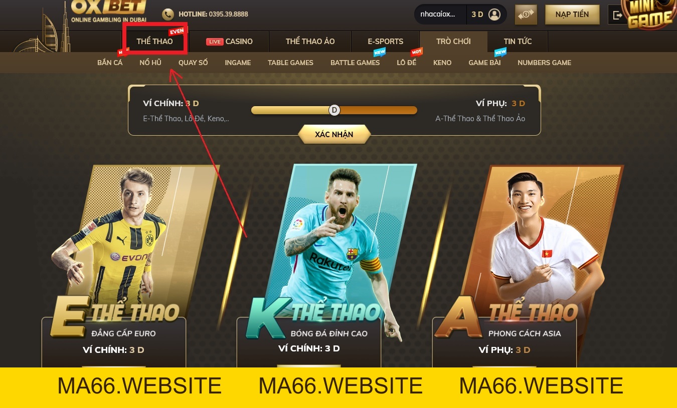Thể thao Oxbet có những môn nào? Làm sao đặt cược? - Ma66
