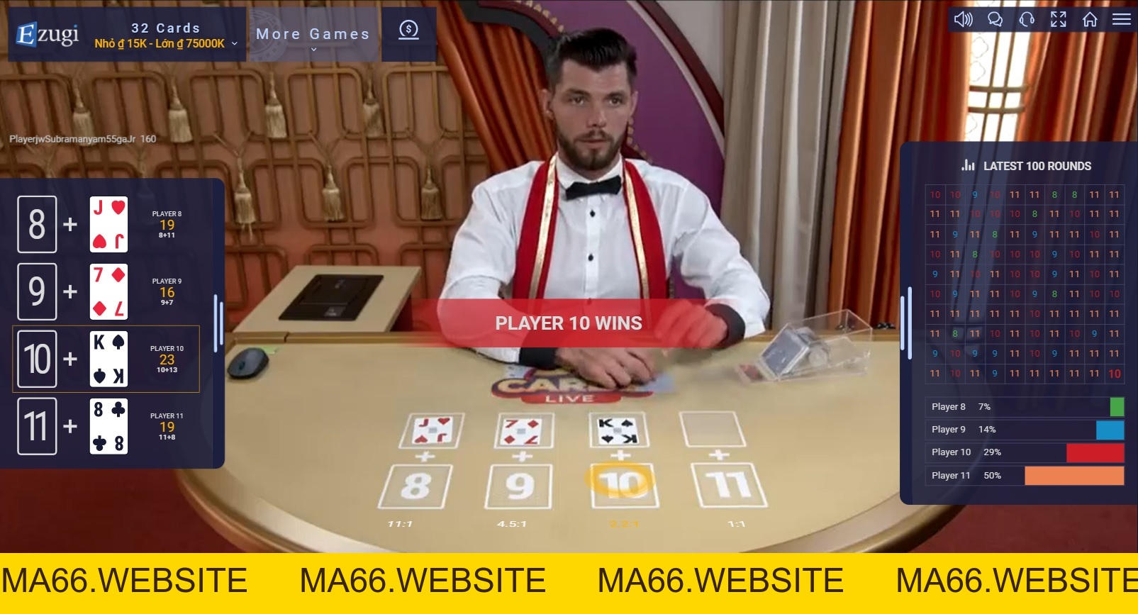 Ezugi là gì? Hướng dẫn chơi Ezugi tại nhà cái Oxbet - Ma66