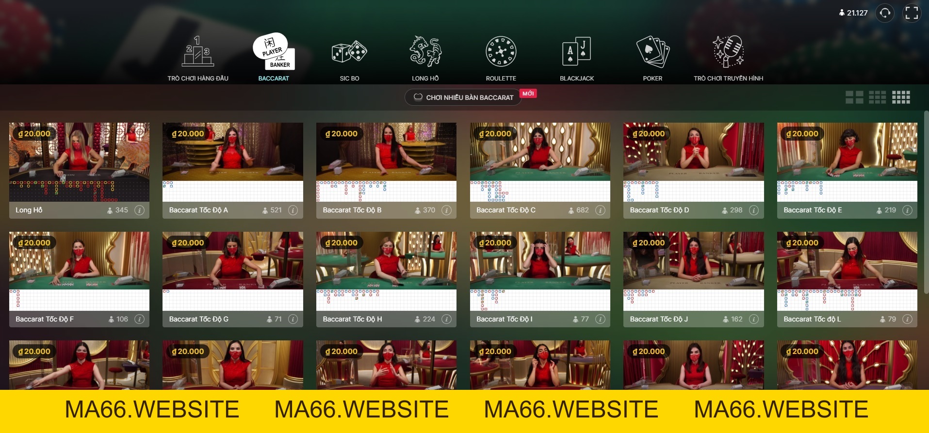 Live Casino Oxbet có những gì? Chơi như thế nào? - Ma66