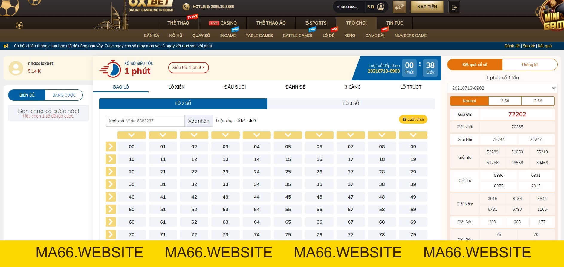 Lô Đề Oxbet có mấy loại? Cách đặt cược thế nào? - Ma66