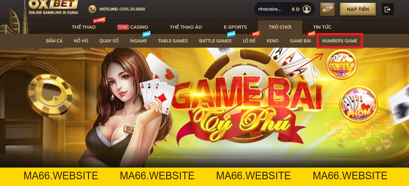Numbers Game Oxbet có gì đặc biệt? Chơi thế nào? - Ma66