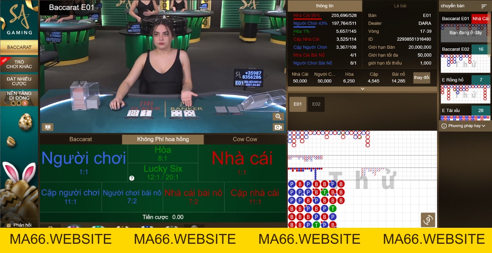 SA Gaming là gì? SA Gaming có những trò chơi Casino nào nổi bật - Ma66