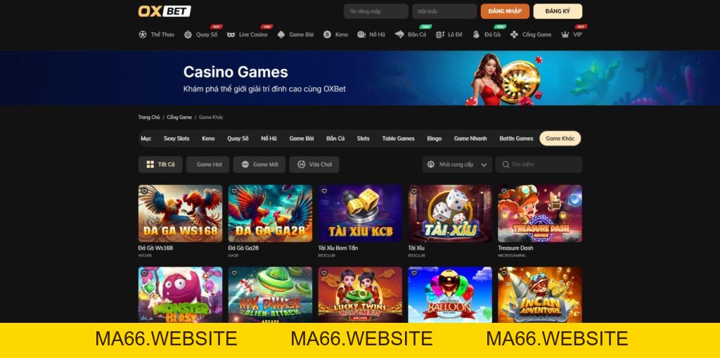 OXBET | Nhà Cái Cá Cược Bóng Đá Live Casino #1 Dubai - Ma66